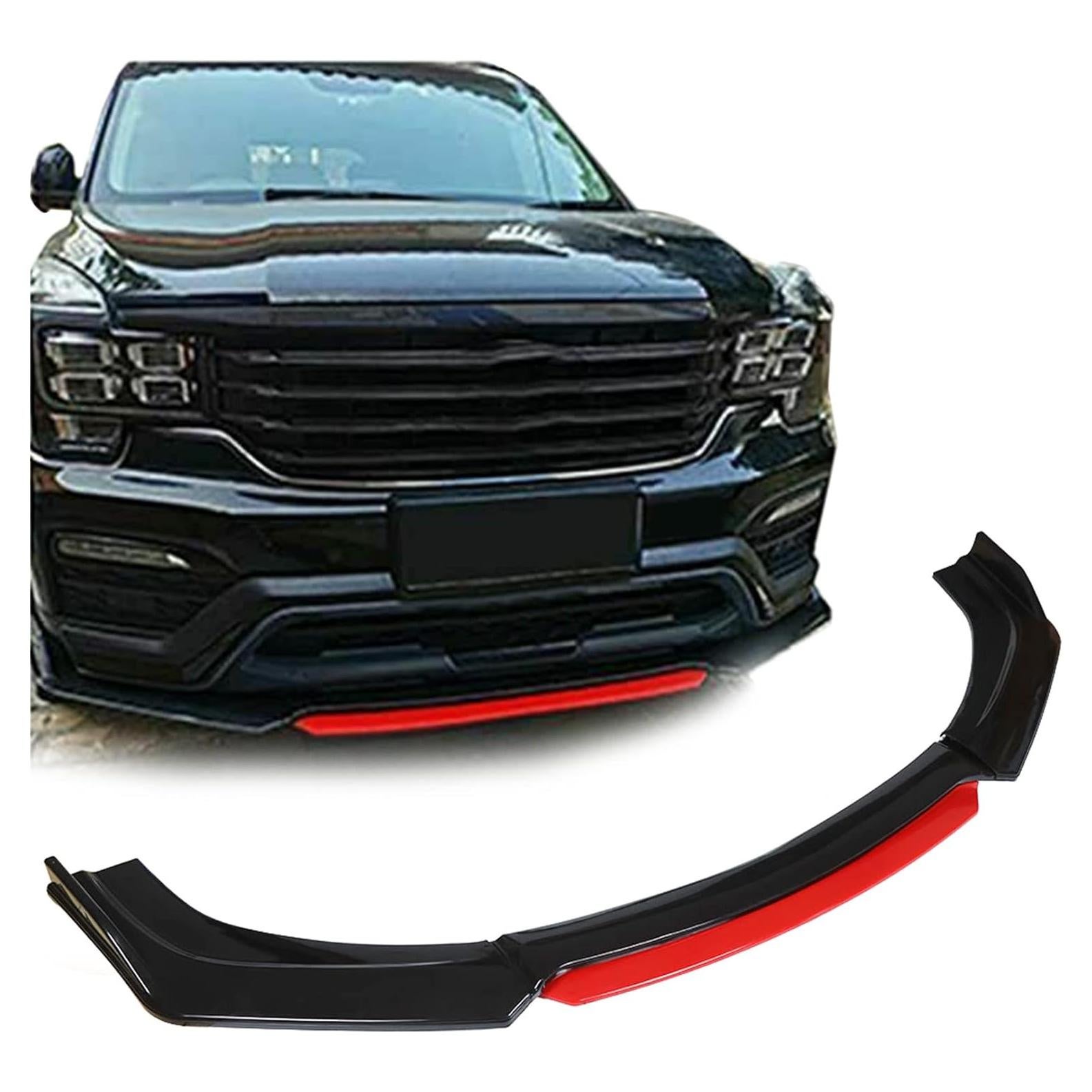 Protector de Spoiler Frontal LABLT Universal Rojo 2 Capas