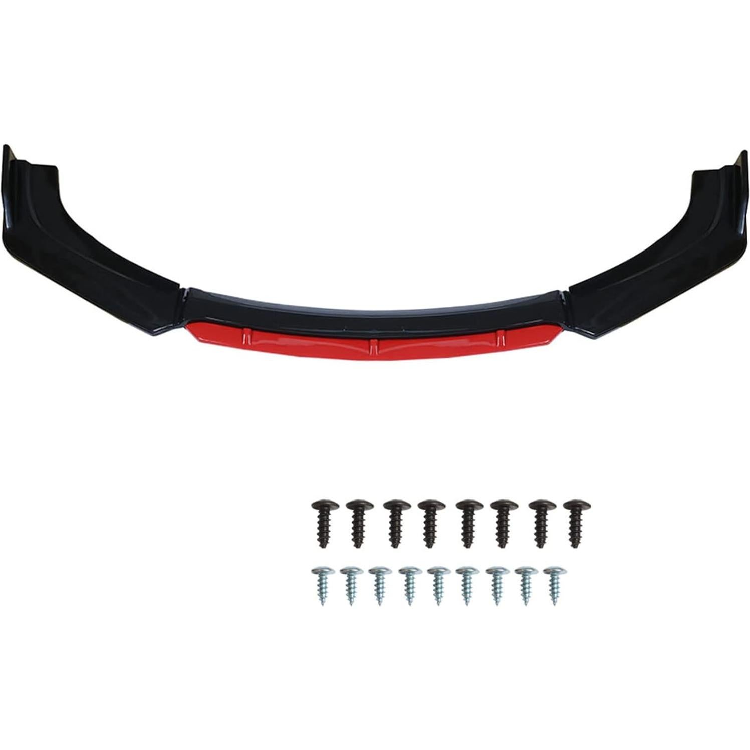 Protector de Spoiler Frontal LABLT Universal Rojo 2 Capas