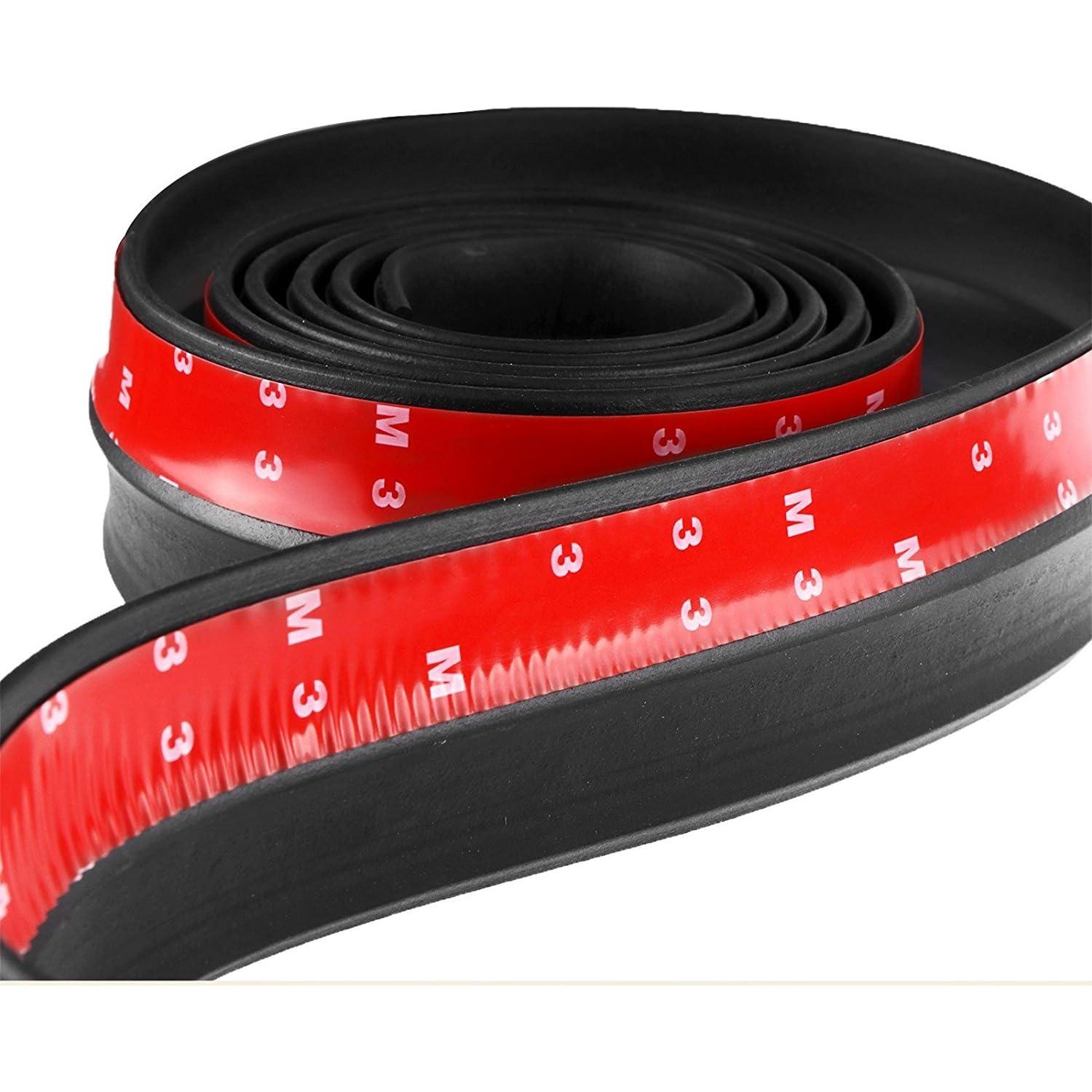 Protector de Labio de Parachoques Universal Wefond 2.5M Negro