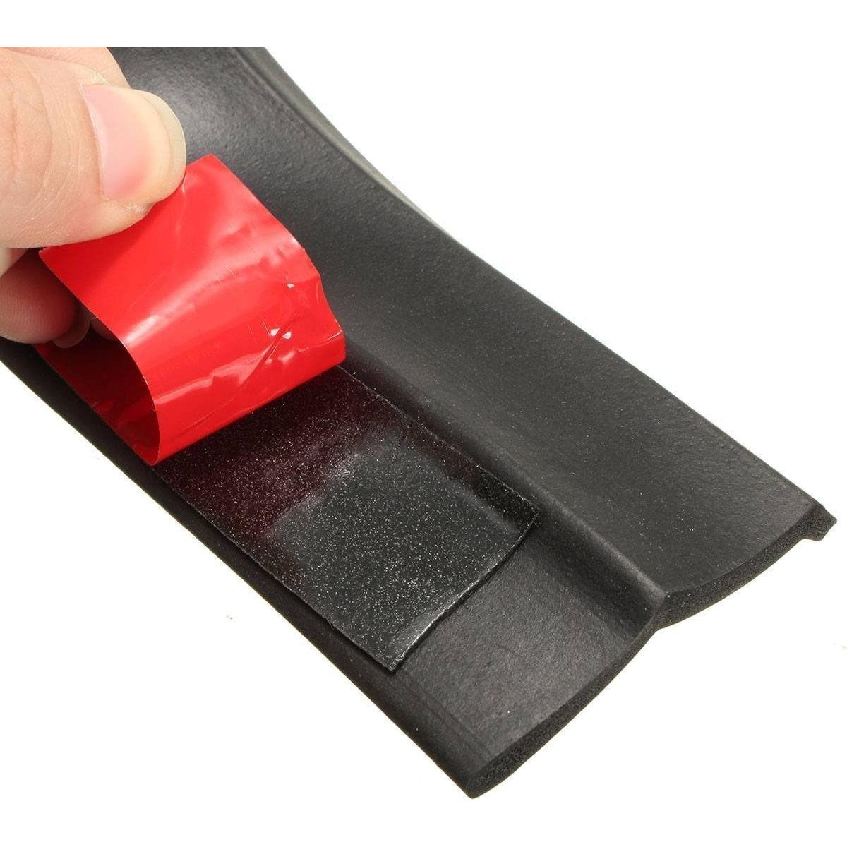 Protector de Labio de Parachoques Universal Wefond 2.5M Negro