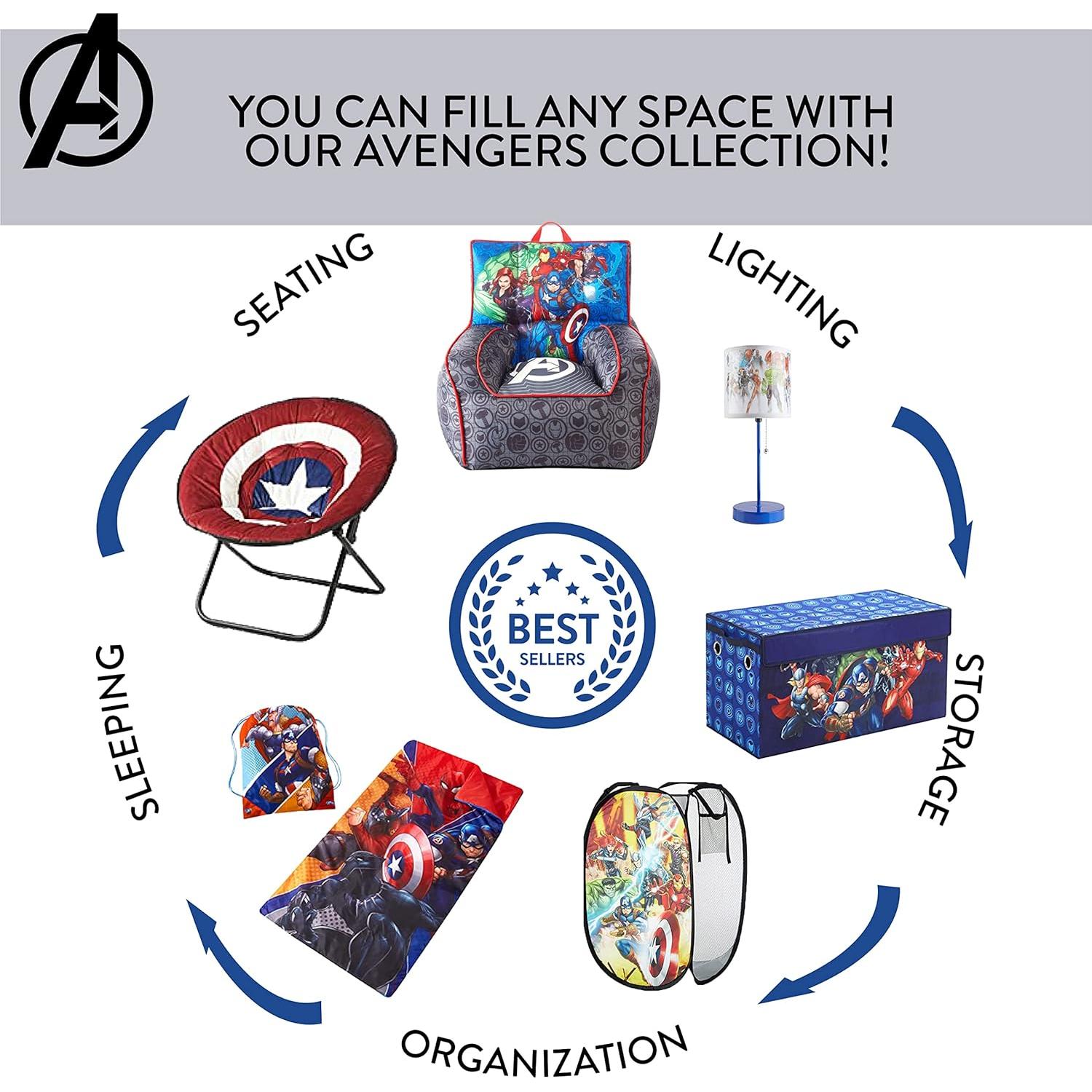 Cofre de Almacenamiento Idea Nuova Avengers 72.39x40.64 cm
