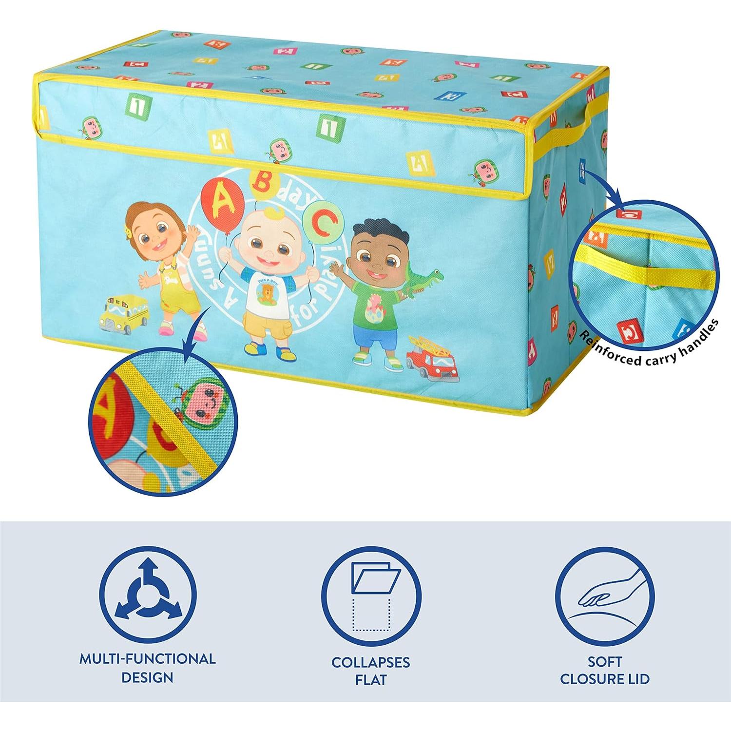 Cofre de Almacenamiento Plegable Idea Nuova Cocomelon 76x40x36cm