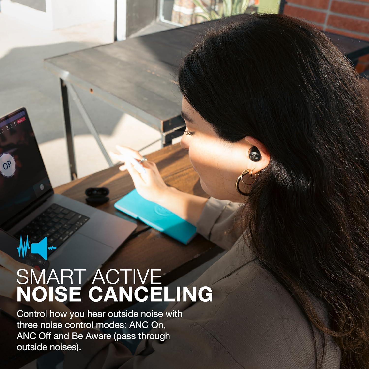 Auriculares Inalámbricos JLab JBuds ANC 3 con Estuche Carga