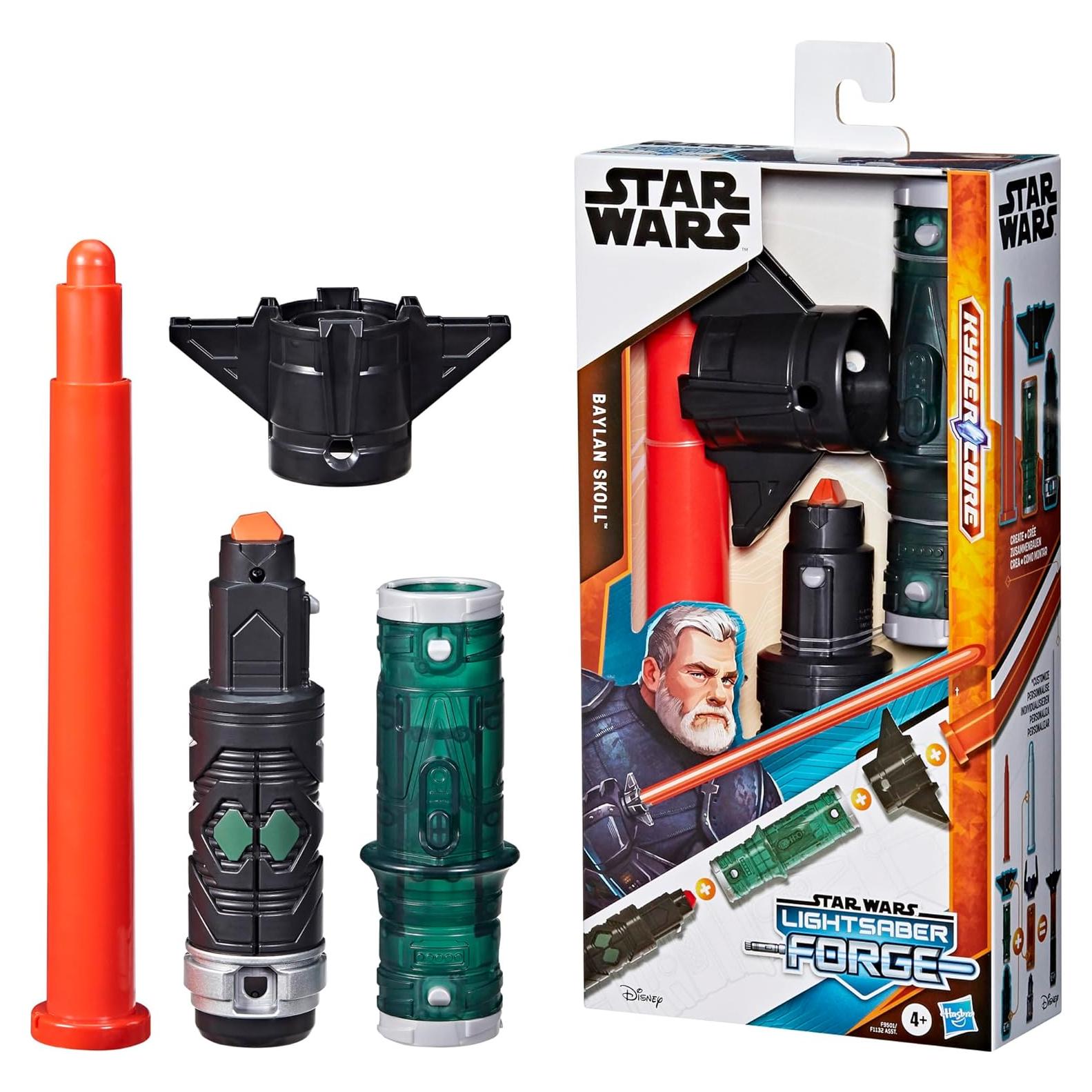 Sable de Luz Forja Kyber Baylan Skoll Naranja Hasbro