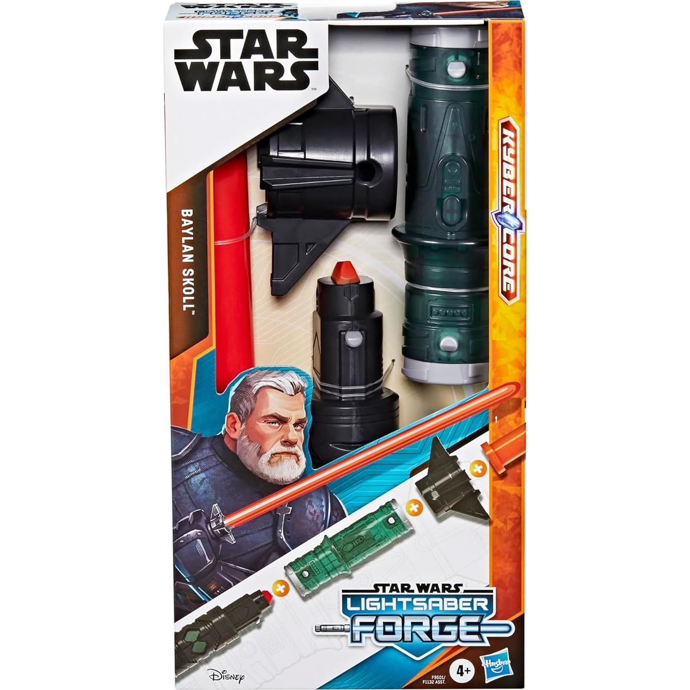 Sable de Luz Forja Kyber Baylan Skoll Naranja Hasbro