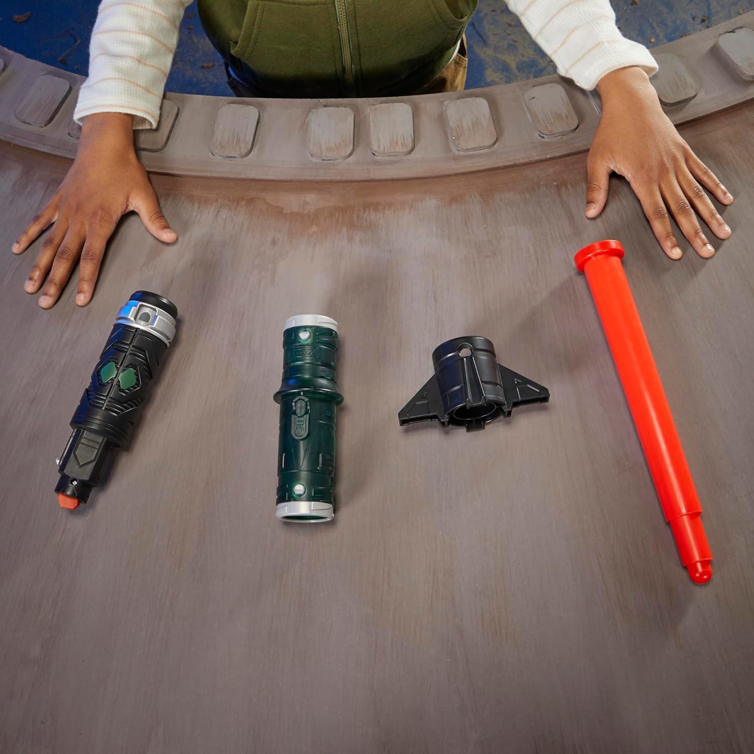 Sable de Luz Forja Kyber Baylan Skoll Naranja Hasbro