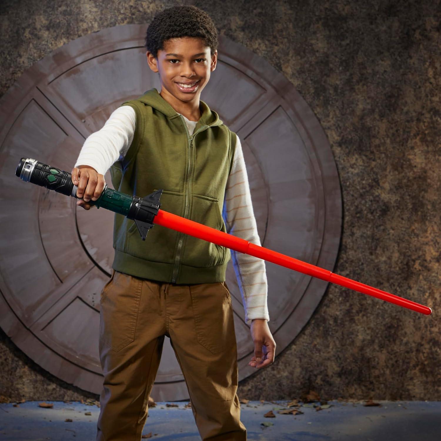 Sable de Luz Forja Kyber Baylan Skoll Naranja Hasbro