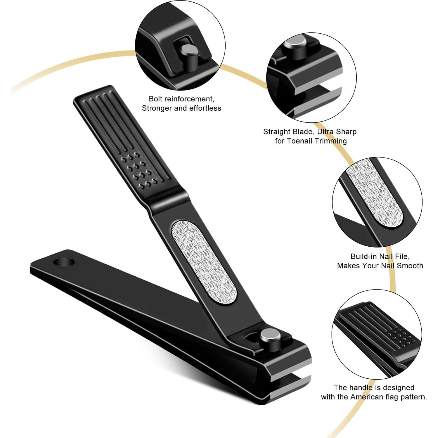 Juego de Cortauñas TwinWolf Acero Inoxidable 2 Piezas