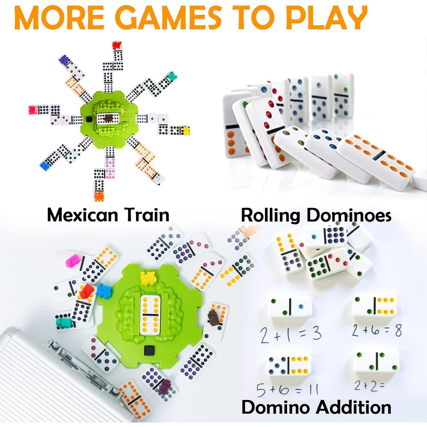 Juego de Dominó Mexicano Yinlo Doble 12 con Estuche