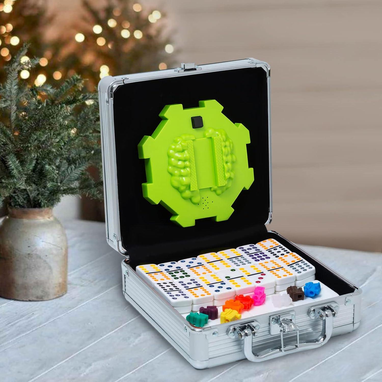 Juego de Dominó Mexicano Yinlo Doble 12 con Estuche