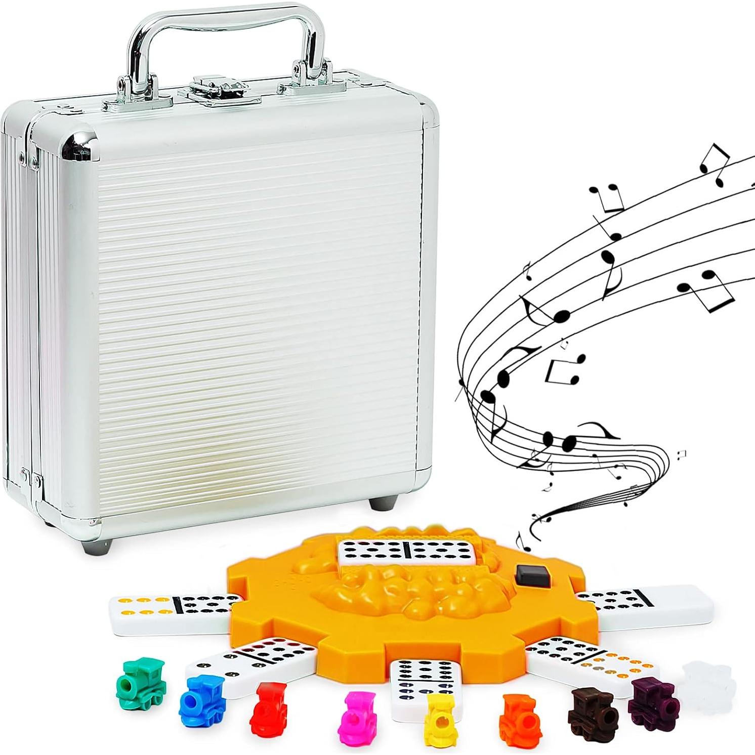 Juego de Dominó Mexicano Yinlo Doble 12 91 Fichas Coloridas