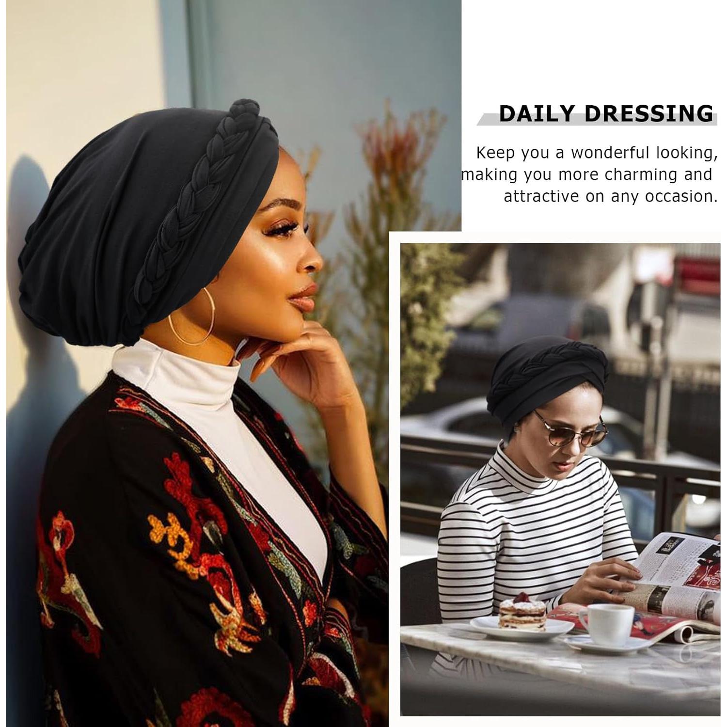 Turbante Trenzado DRESHOW para Mujeres - Gorro Quimioterapia