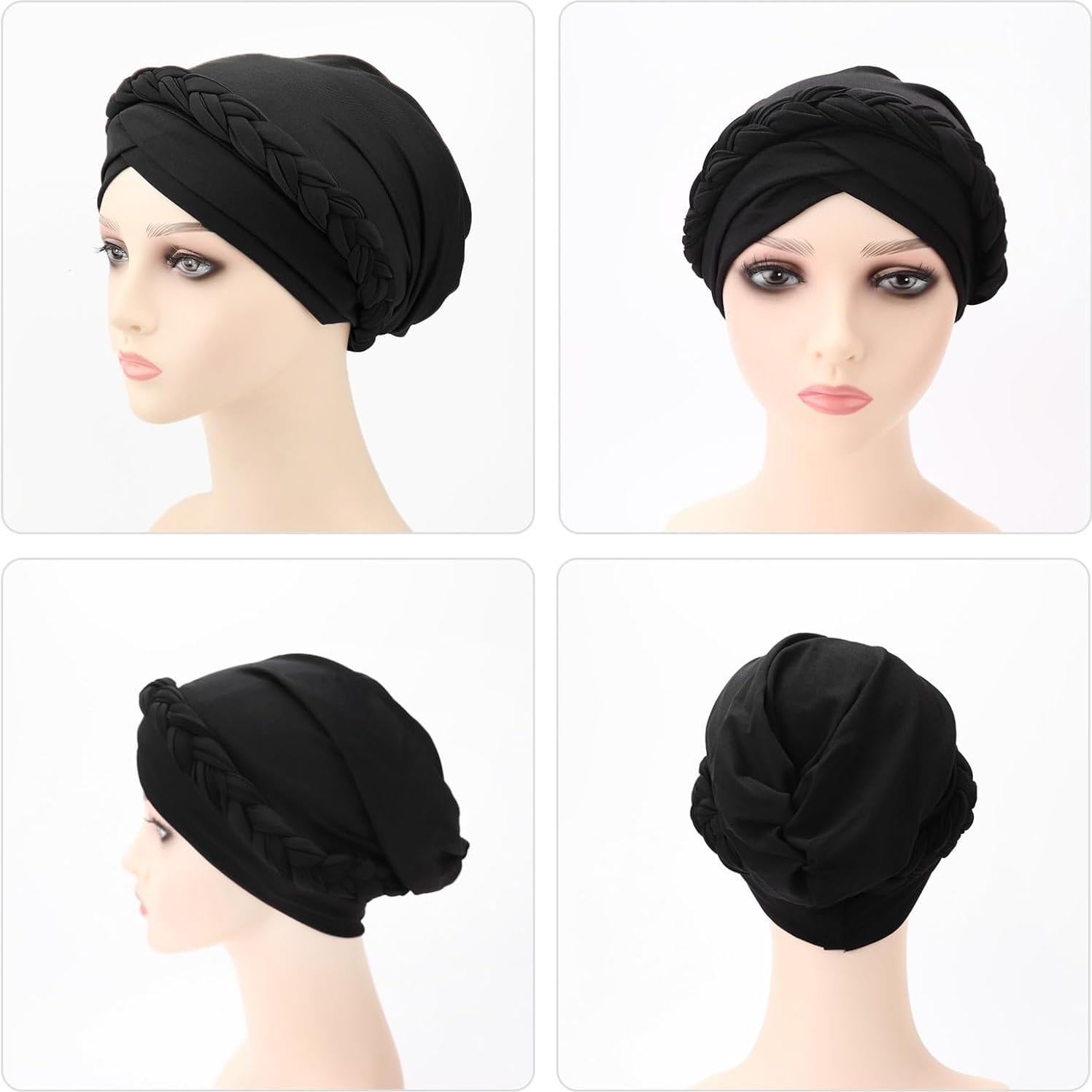 Turbante Trenzado DRESHOW para Mujeres - Gorro Quimioterapia