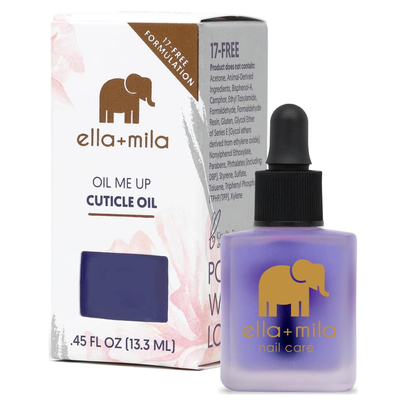 Aceite para Cutículas ella+mila 13.3 ml - Crecimiento y Cuidado de Uñas