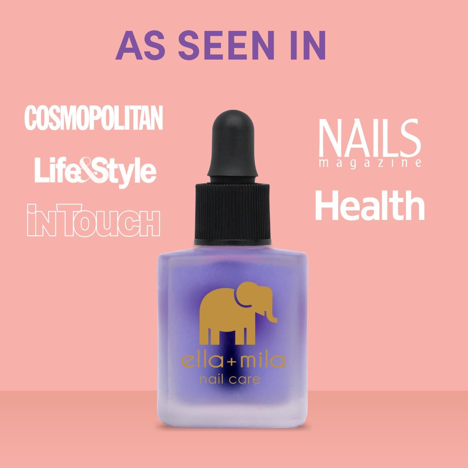 Aceite para Cutículas ella+mila 13.3 ml - Crecimiento y Cuidado de Uñas