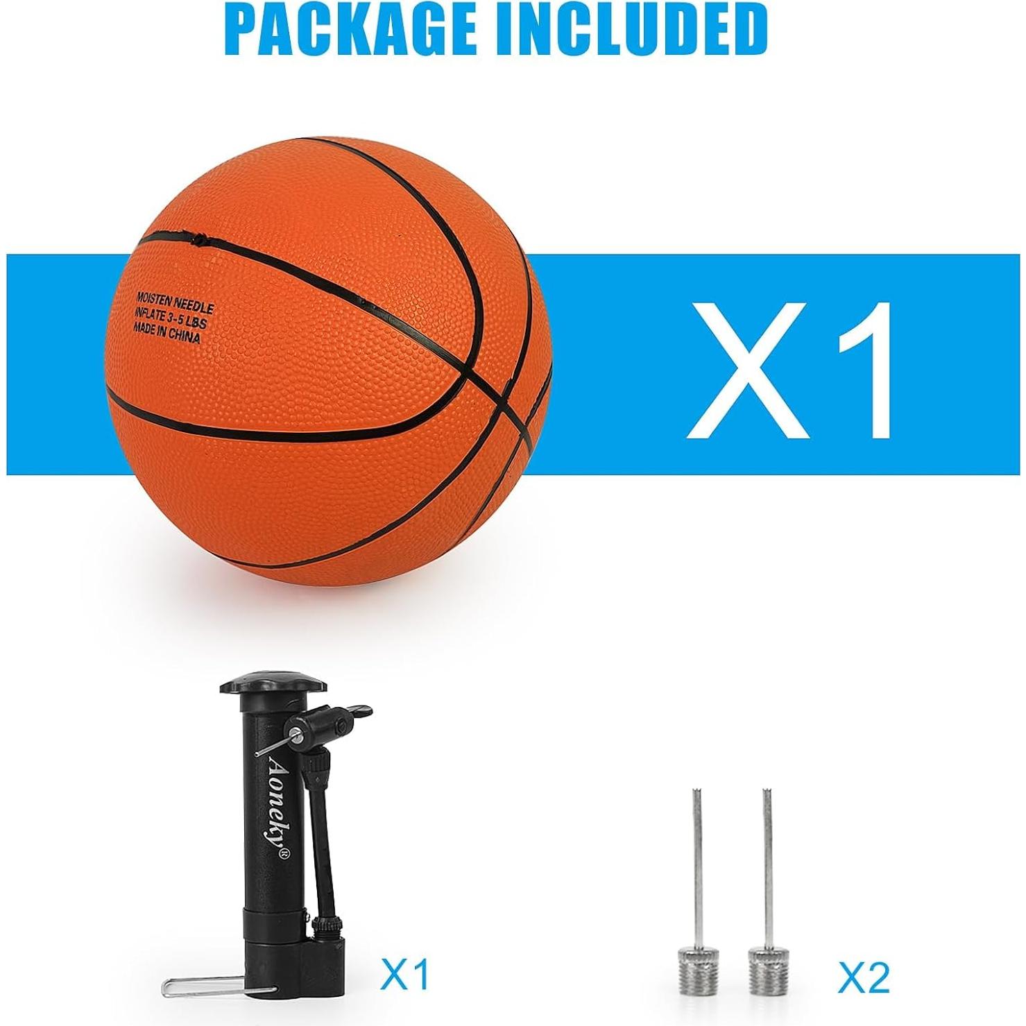 Balón de Baloncesto Aoneky Tamaño 1 Goma para Interiores