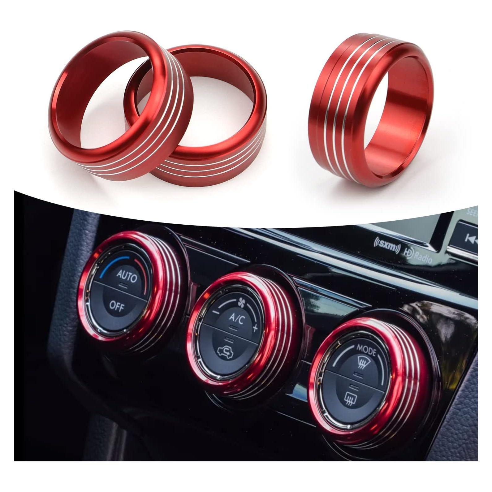 Cubierta de Perilla de A/C Subaru Bentolin Rojo 2014-2020