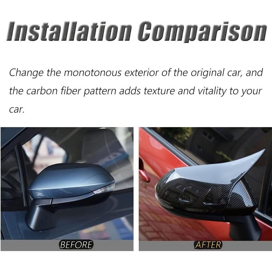 Cubiertas de Espejo Lateral BOYUER para Toyota Corolla 2020-2025