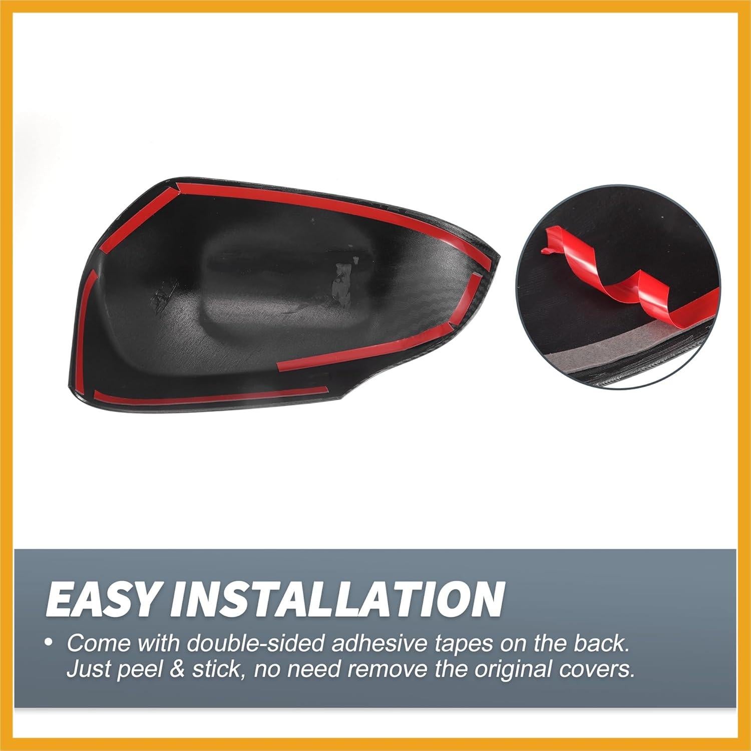 Cubiertas de Espejo Retrovisor Toyota Corolla 2014-2018 Fibra de Carbono