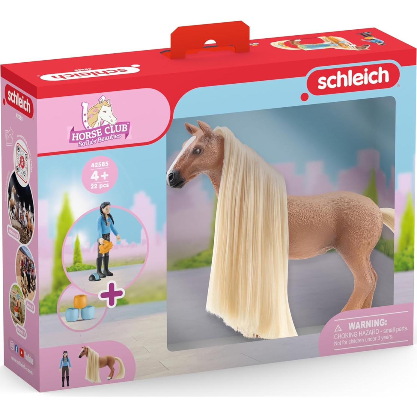 Set de Belleza Sofia's Beauties Schleich 18 Piezas Jinete Kim