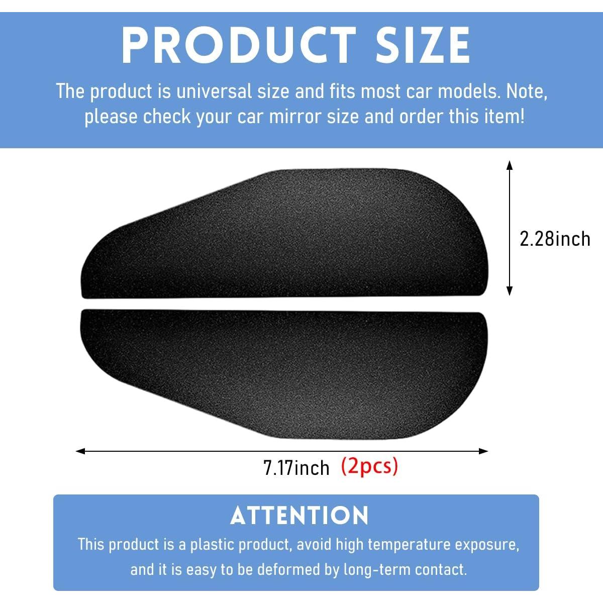 2 Protectores de Lluvia Gasedin para Espejos Retrovisores Auto