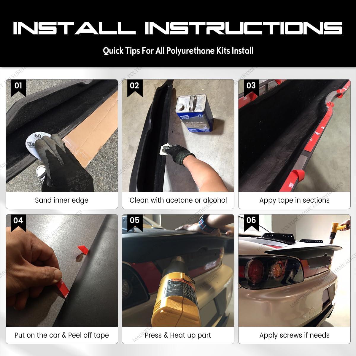 Labio de Parachoques Frontal MagicDrift para Honda Prelude 1997-2001