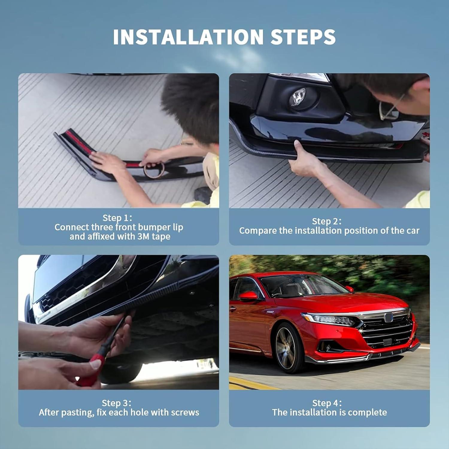 Labio de Parachoques Frontal Archaic para Honda Accord 2021-2022