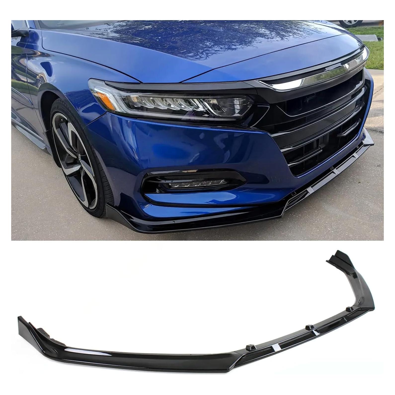 Labio Frontal WheelX para Honda Accord 2018-2020 Negro Brillante