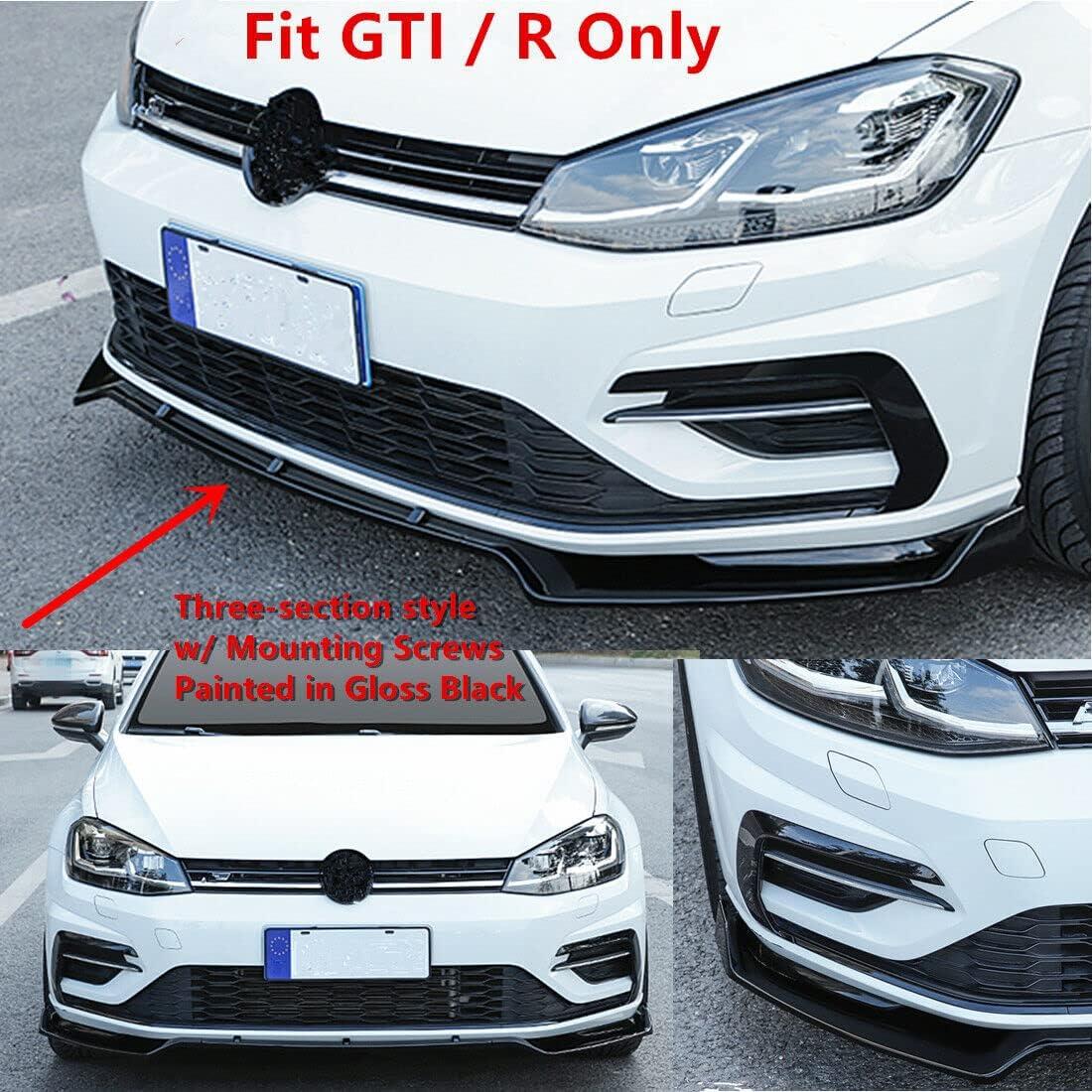 Divisor de Labio de Parachoques Frontal MUTUSAISI para VW Golf GTI/R 2015-2021