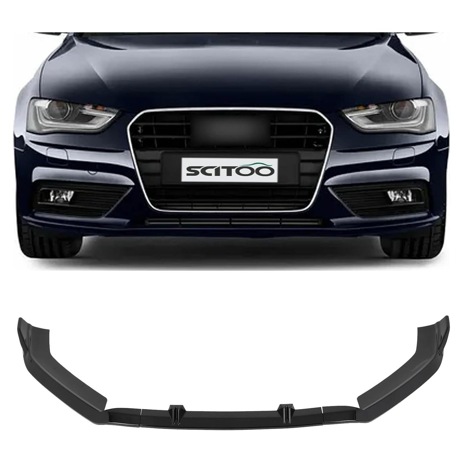Spoiler Frontal SCITOO para Audi A4 2013-2016 Color Negro
