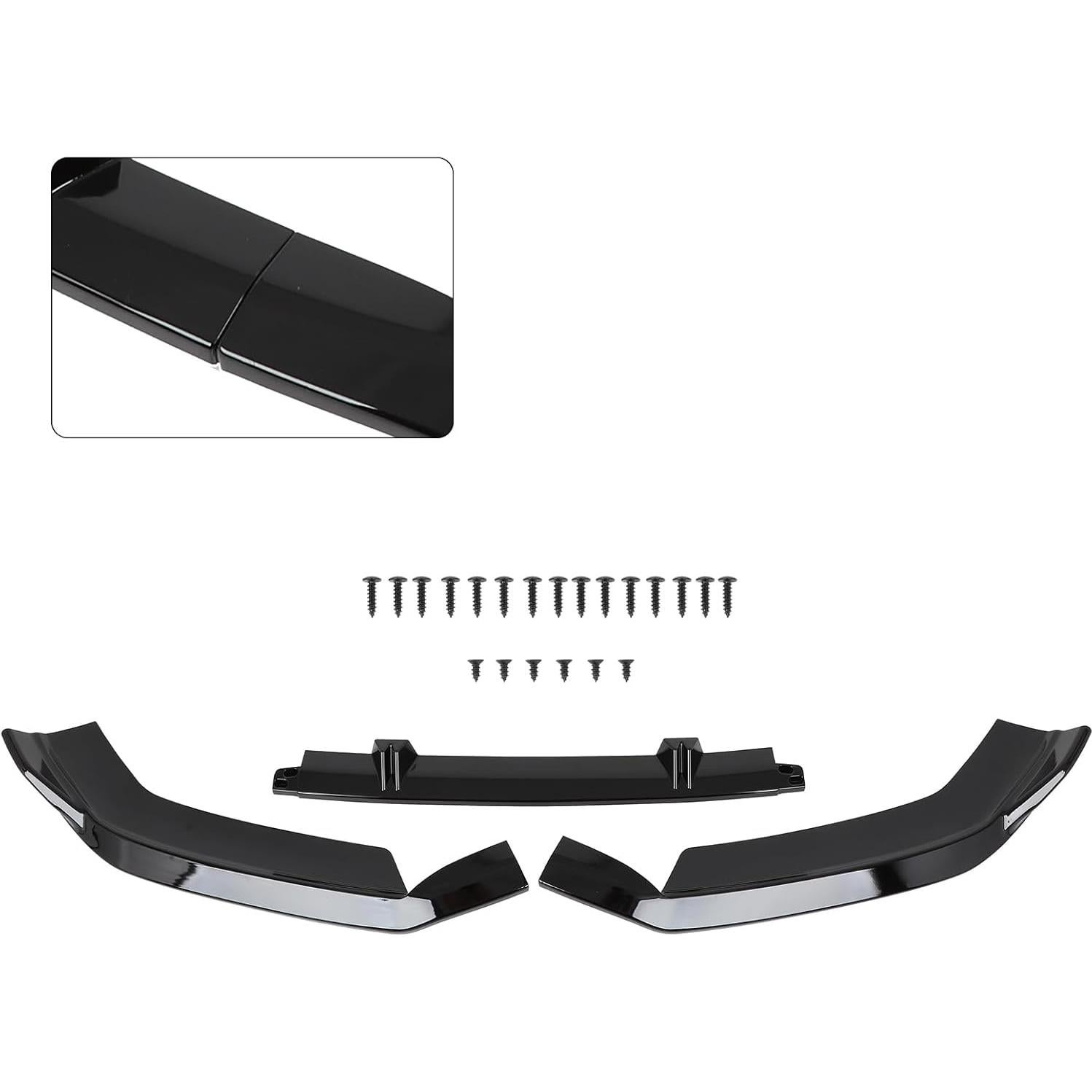 Spoiler Frontal SCITOO para Audi A4 2013-2016 Color Negro