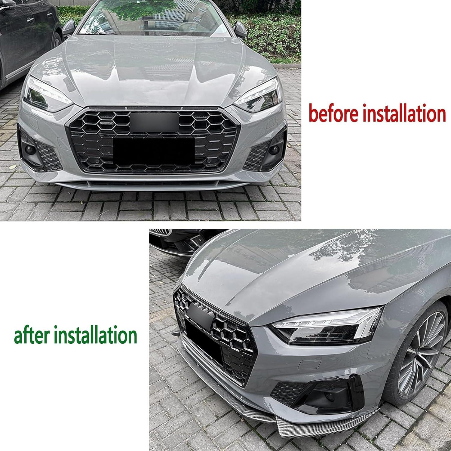 Labio Frontal Audi A5 Sline S5 2021-2024 Fibra de Carbono