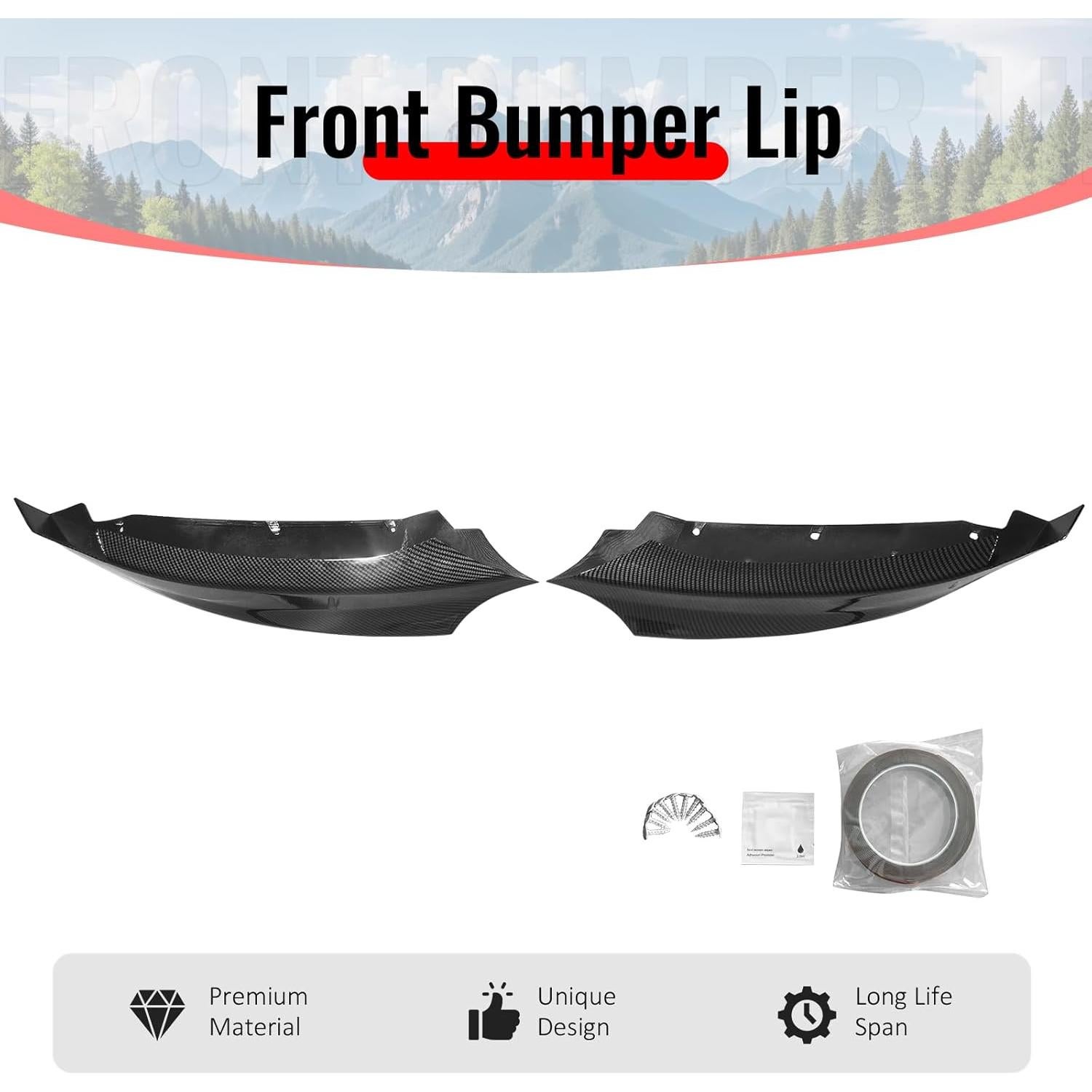 Labio Divisor de Parachoques Frontal IKON MOTORSPORTS para BMW E82 E88 2008-2013