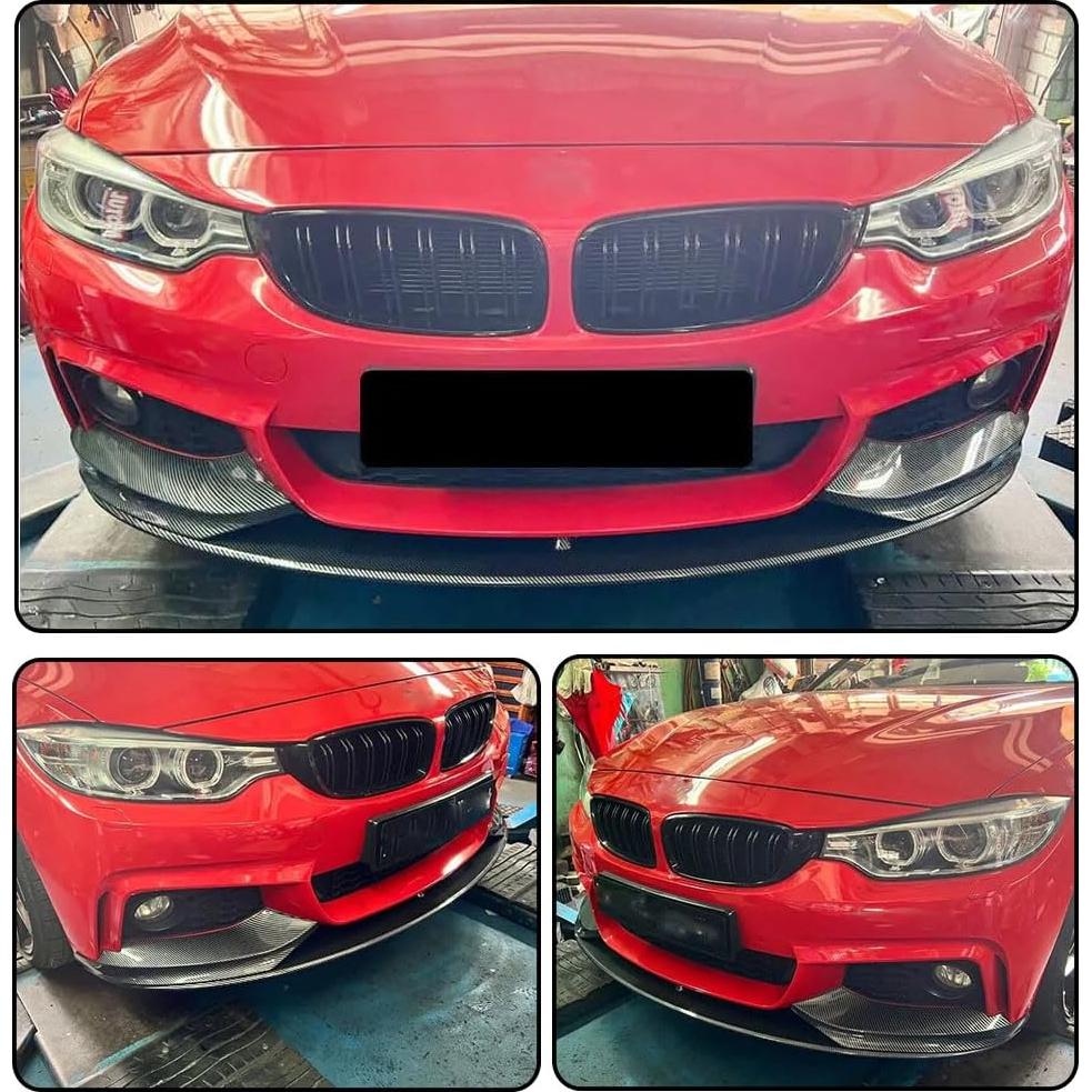 Labio Frontal de Fibra de Carbono KIT MCARCAR para BMW F32 F33 F36 M-Sport 2014-2018