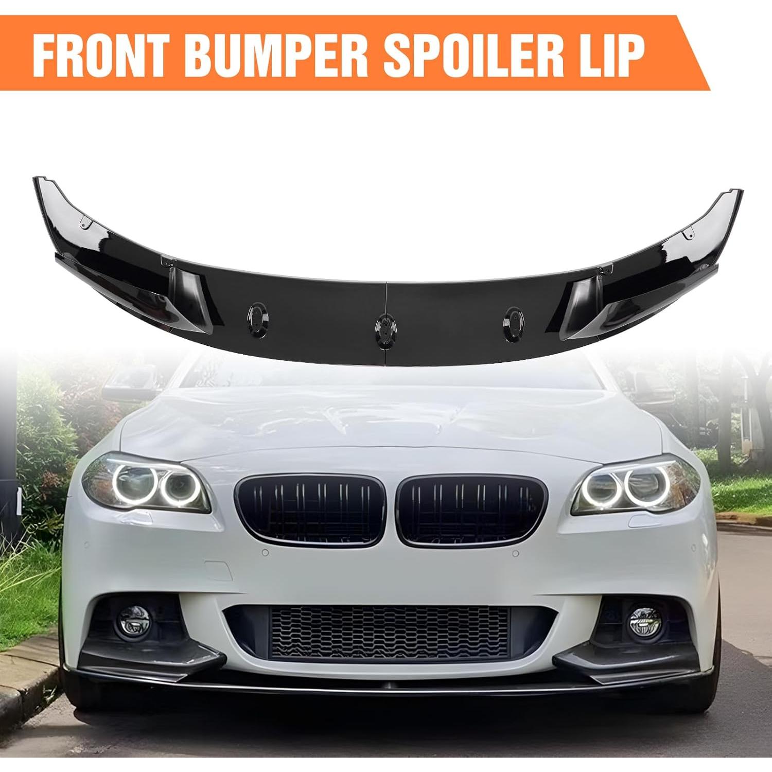 Labio Spoiler Frontal BMW F10 F18 M Sport 2011-2016 Negro