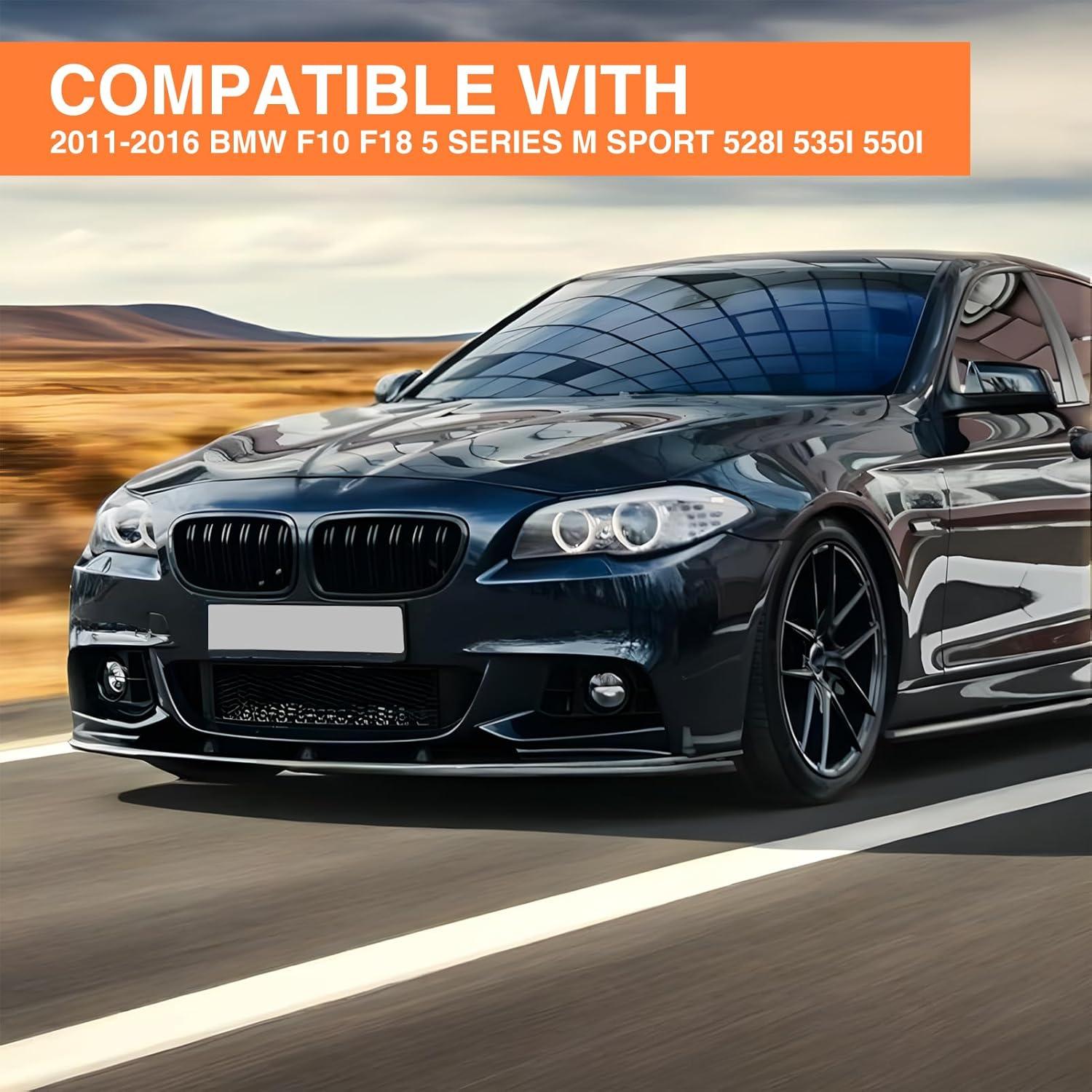 Labio Spoiler Frontal BMW F10 F18 M Sport 2011-2016 Negro