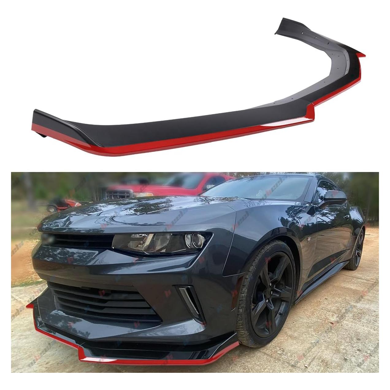 Labio Frontal WheelX para Chevy Camaro 2016-2024 Negro Mate