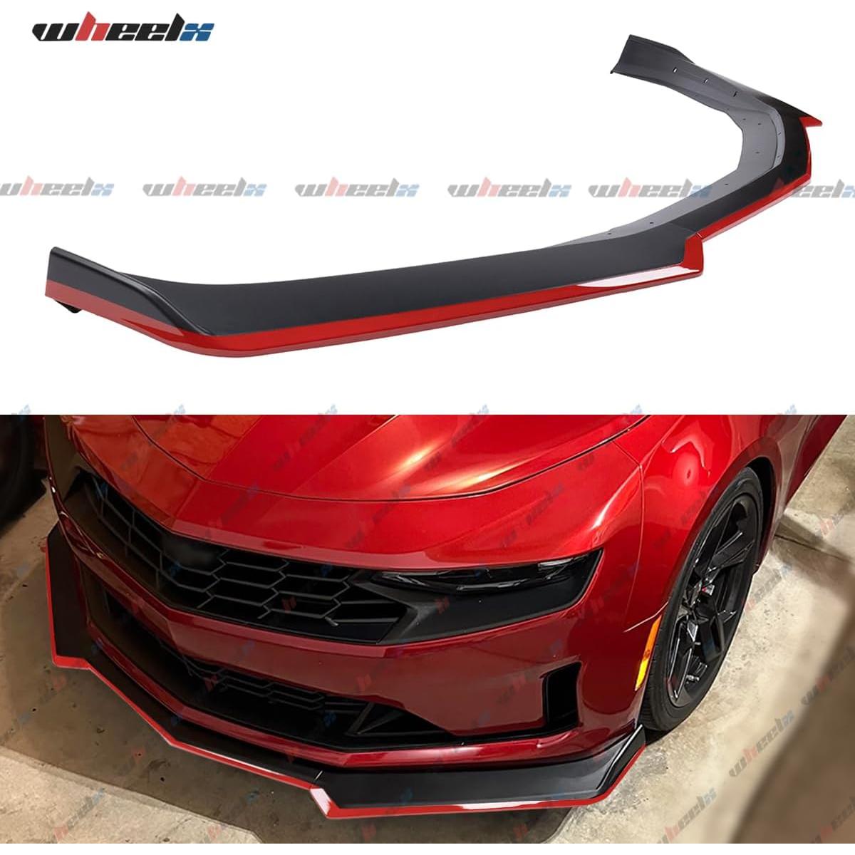 Labio Frontal WheelX para Chevy Camaro 2016-2024 Negro Mate