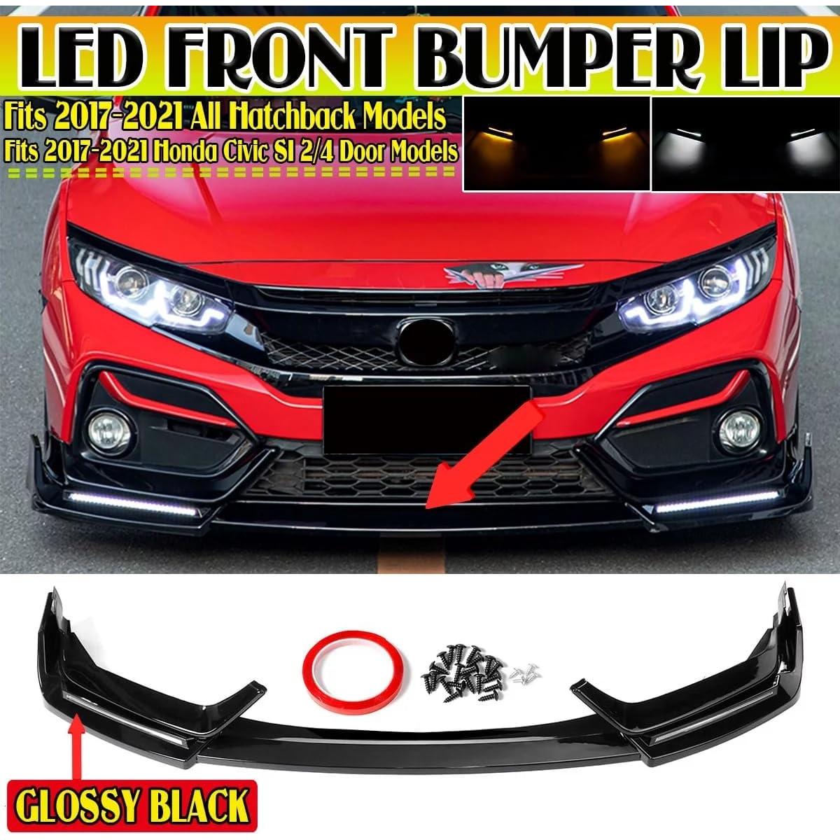 Labio Parachoques Frontal WheelX para Honda Civic 2016-2021