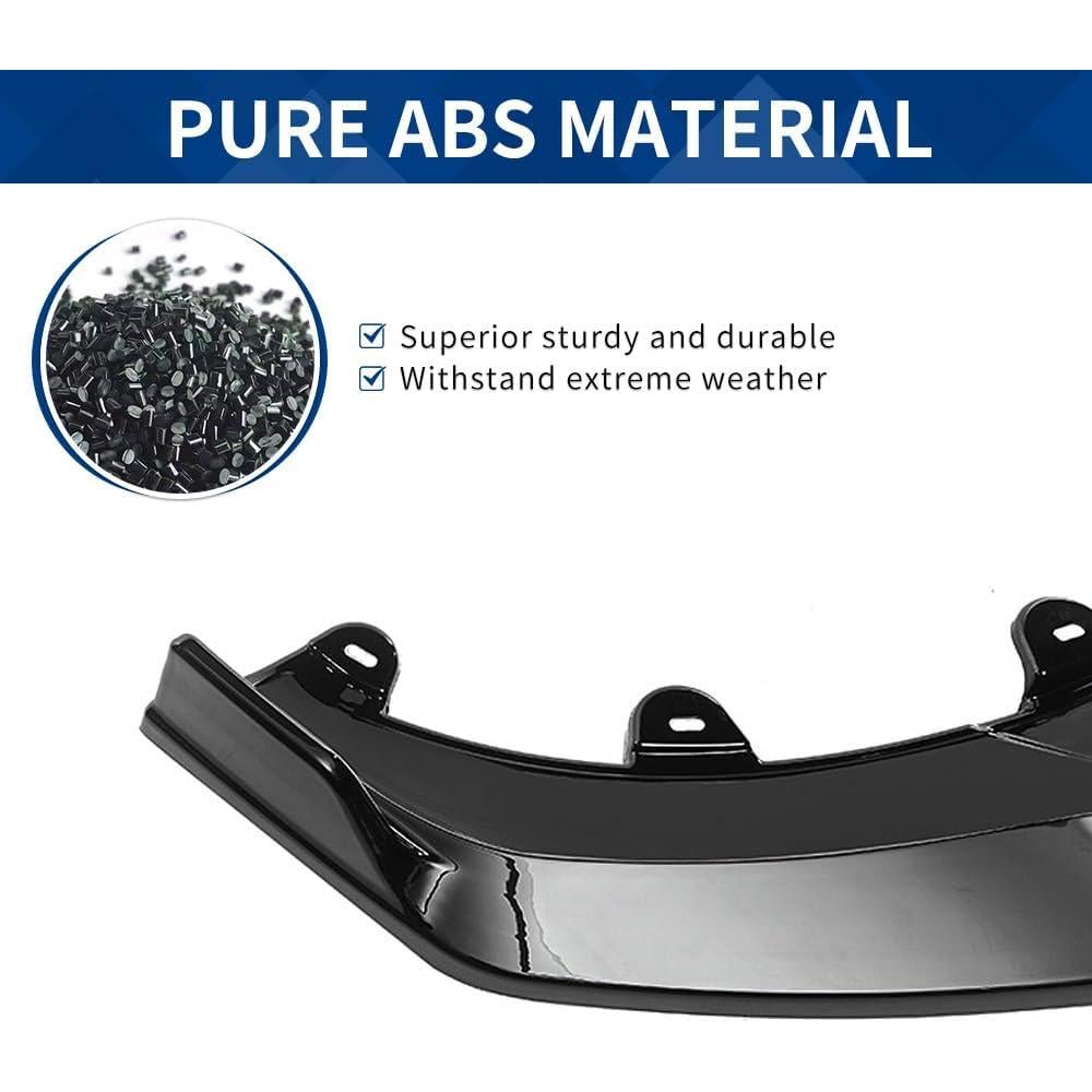 Labio Frontal BMW X3 G01 X4 G02 M-Sport ABS Negro Brillante