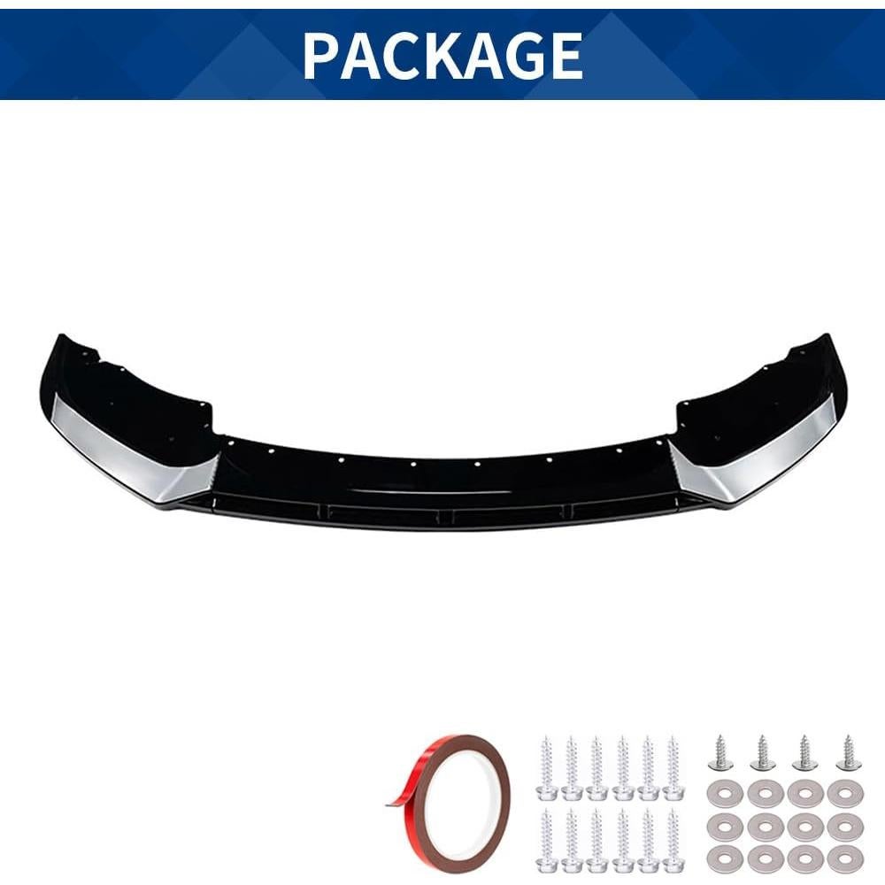 Labio Frontal BMW M-Sport F25 F26 LCI ABS Negro Brillante