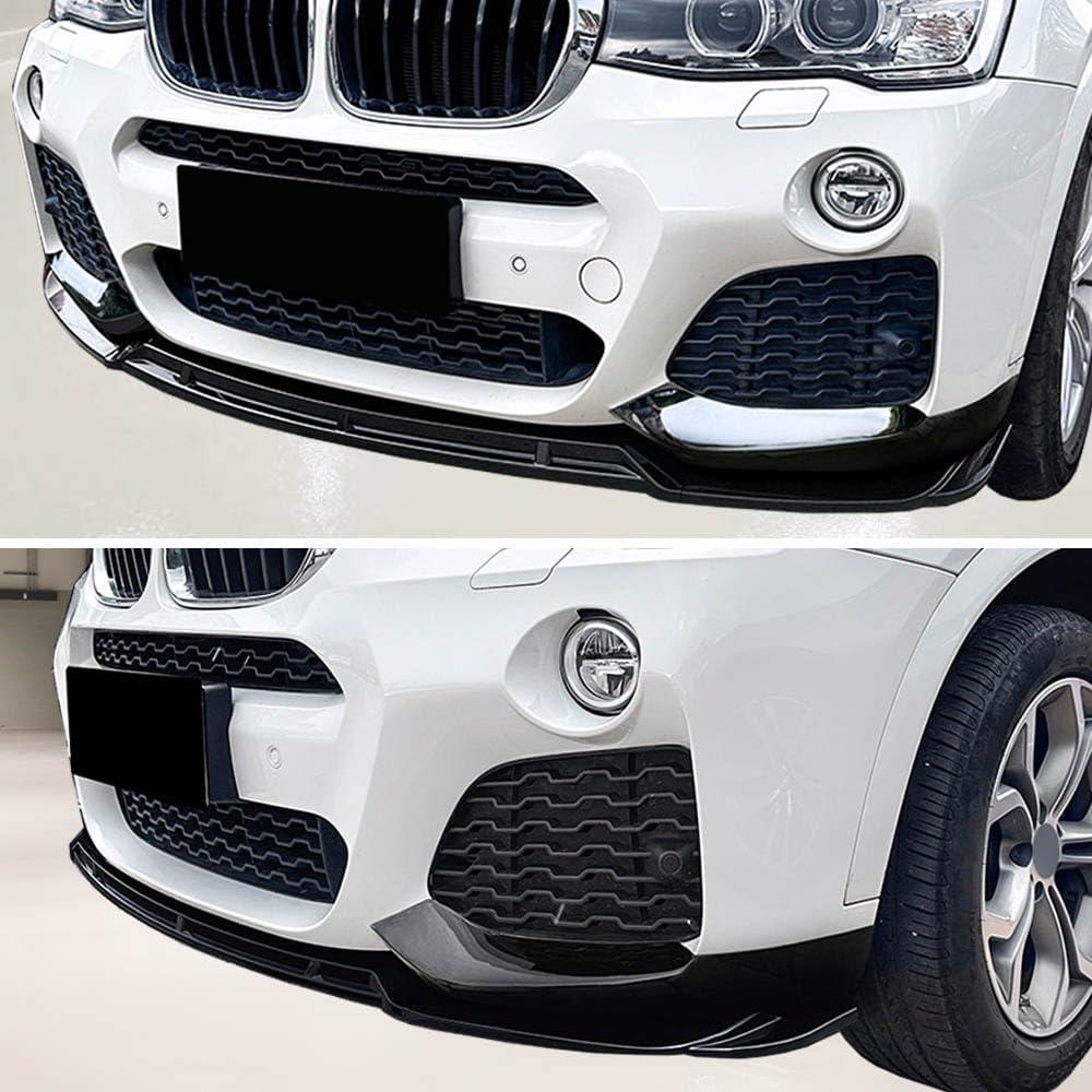 Labio Frontal BMW M-Sport F25 F26 LCI ABS Negro Brillante