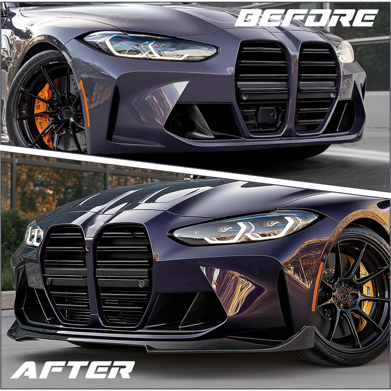 Spoiler Divisor de Labio Parachoques Frontal ZXMOTO BMW G80 M3 M4 2021-2025