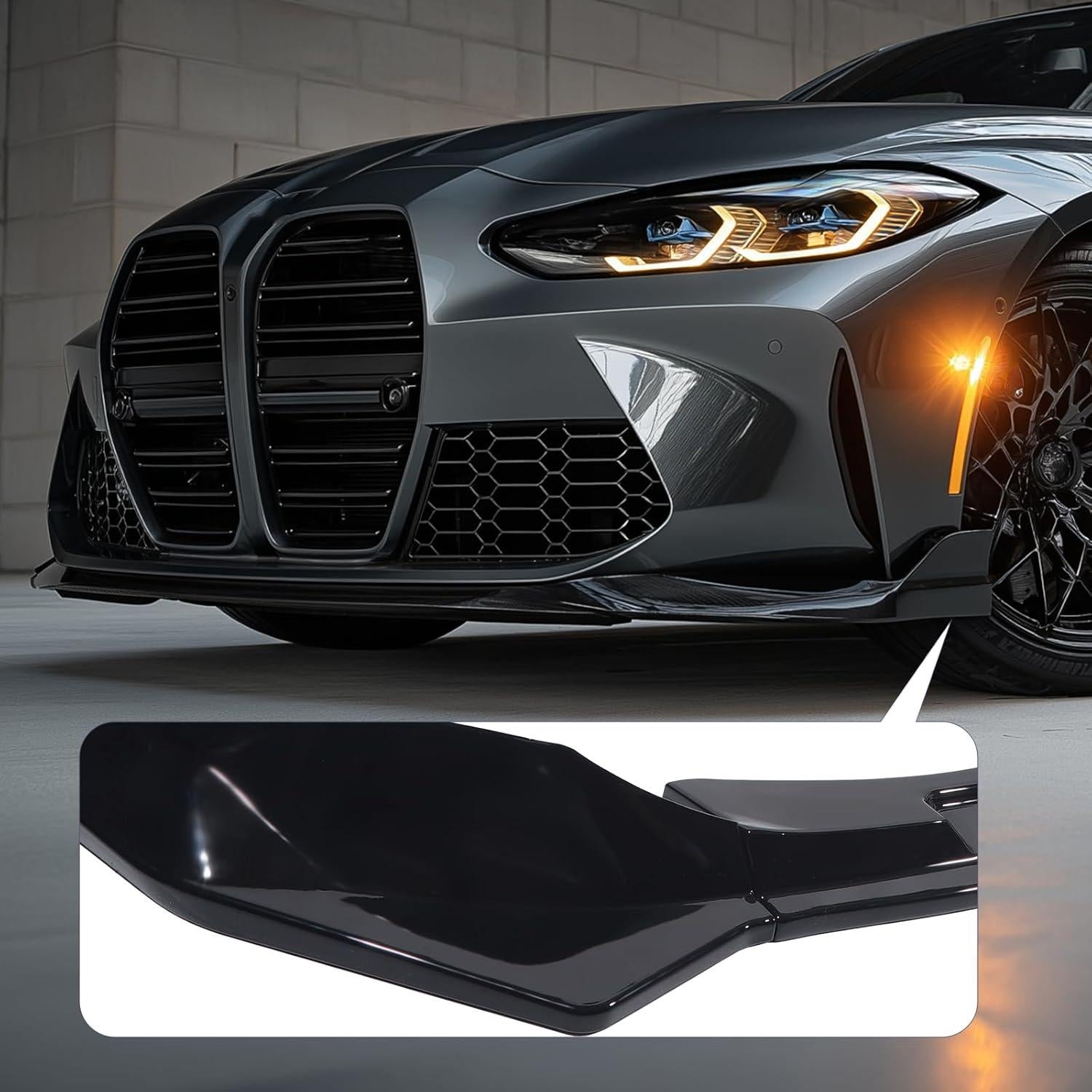 Spoiler Divisor de Labio Parachoques Frontal ZXMOTO BMW G80 M3 M4 2021-2025