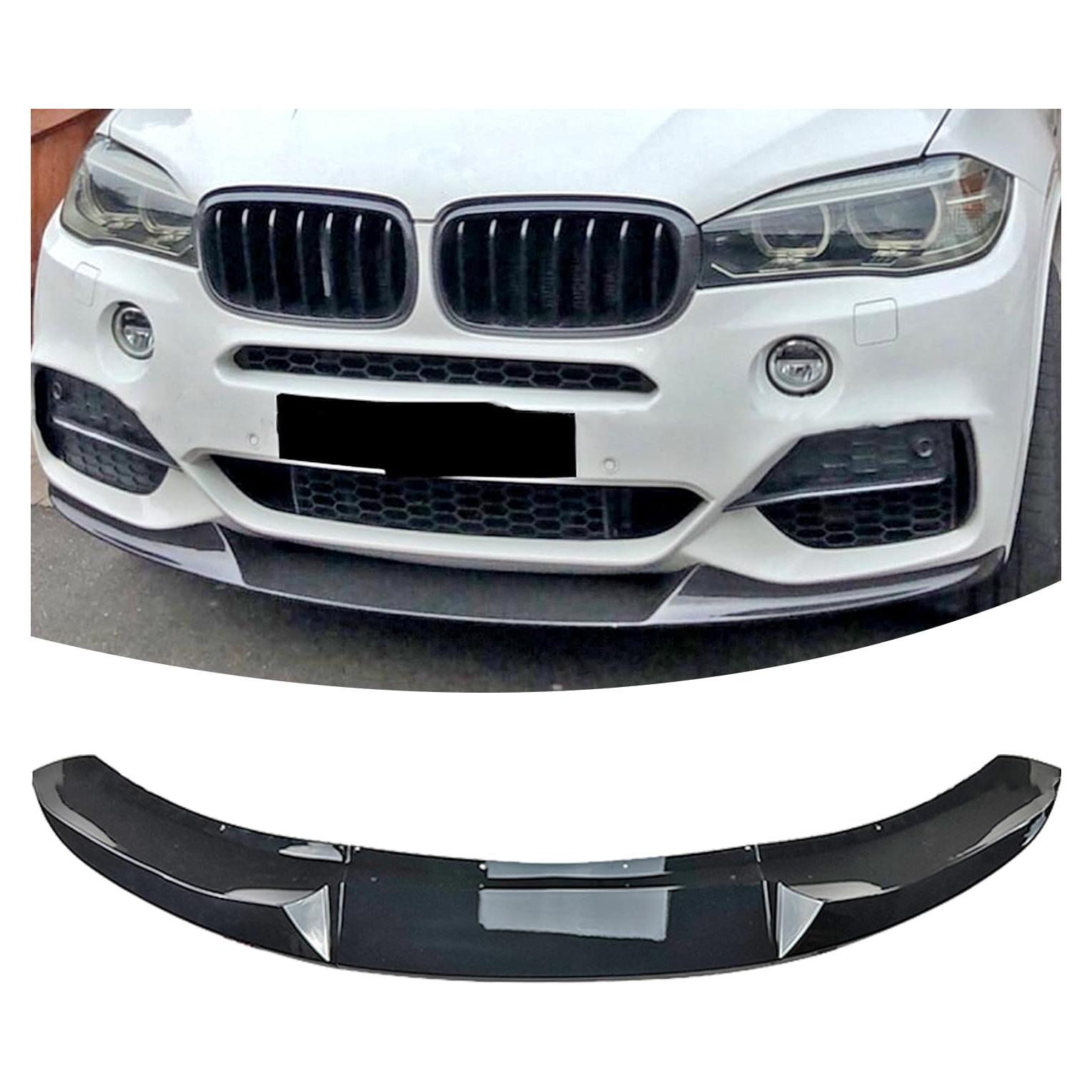 Labio Parachoques Frontal BMW X5 F15 2014-2018 M-Sport Negro
