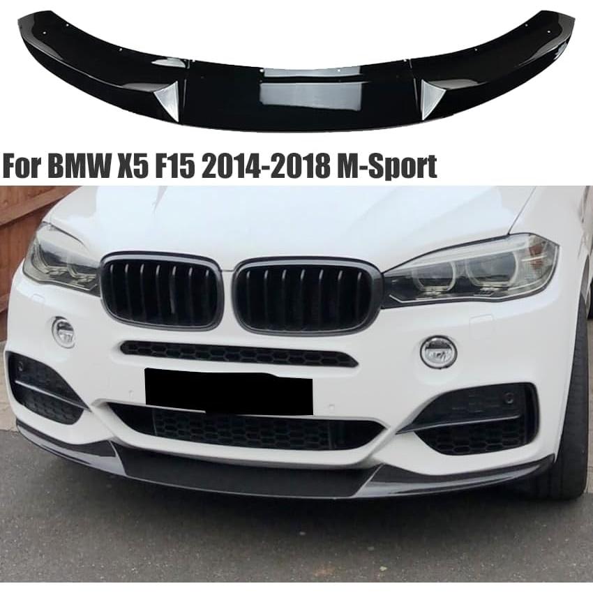 Labio Parachoques Frontal BMW X5 F15 2014-2018 M-Sport Negro