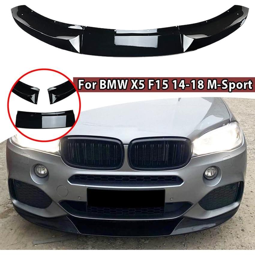 Labio Parachoques Frontal BMW X5 F15 2014-2018 M-Sport Negro
