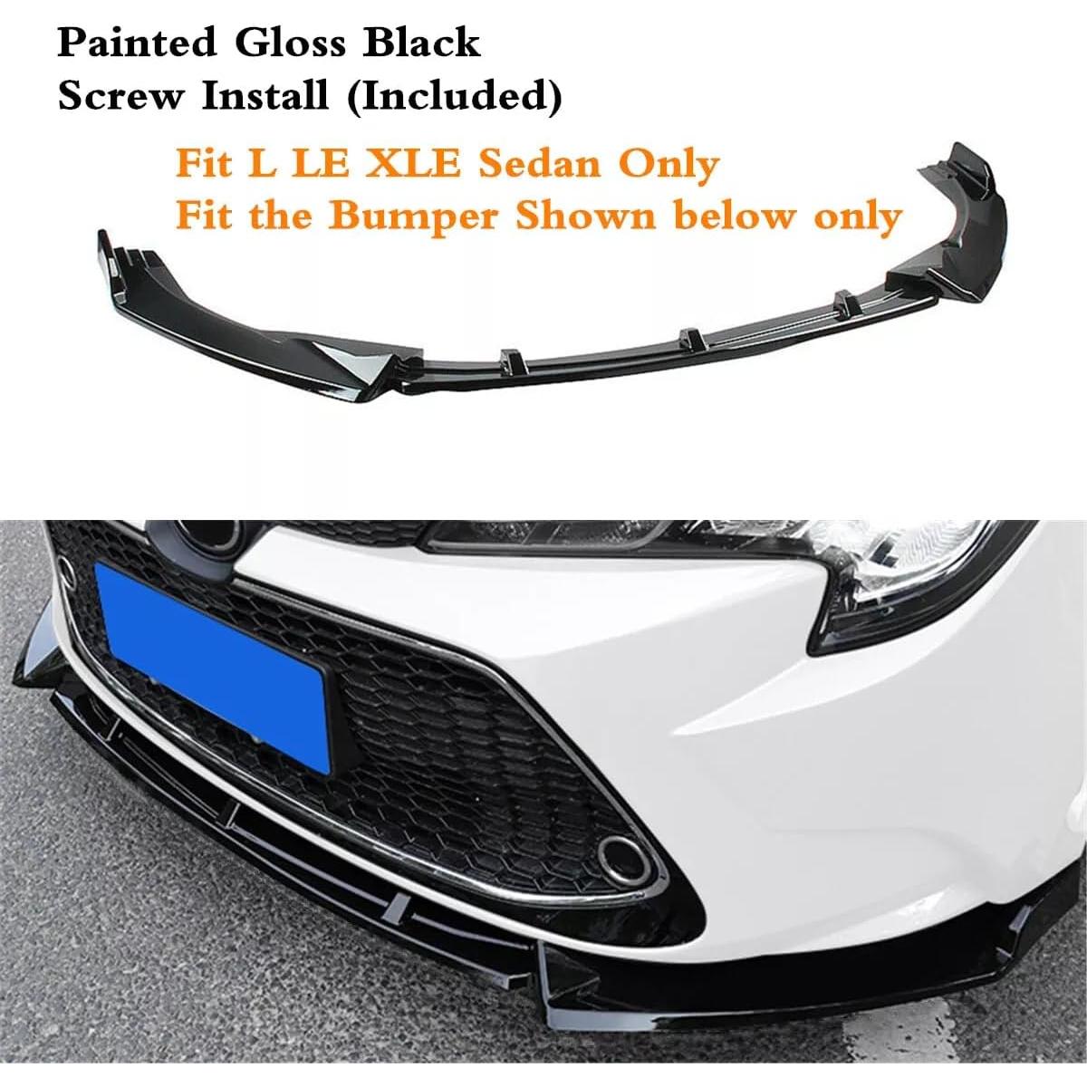 Divisor de Labio Frontal NEESPOC para Toyota Corolla 2020-2023