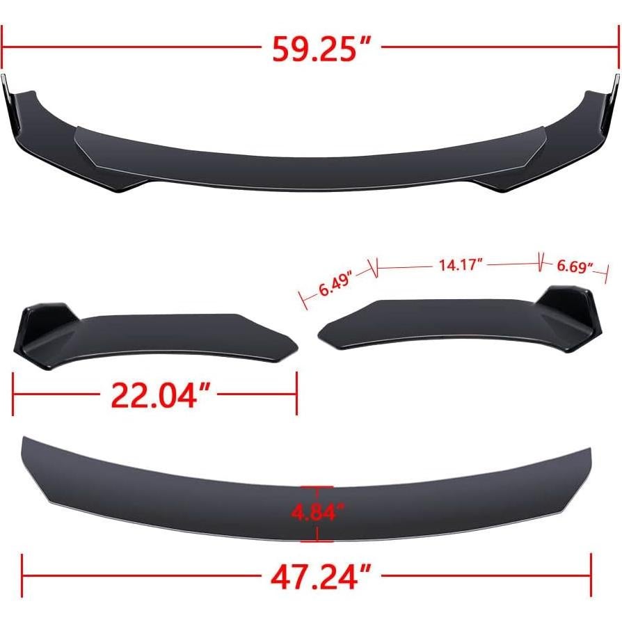 Labio Frontal Universal Xotic Tech 25.4-33cm Negro