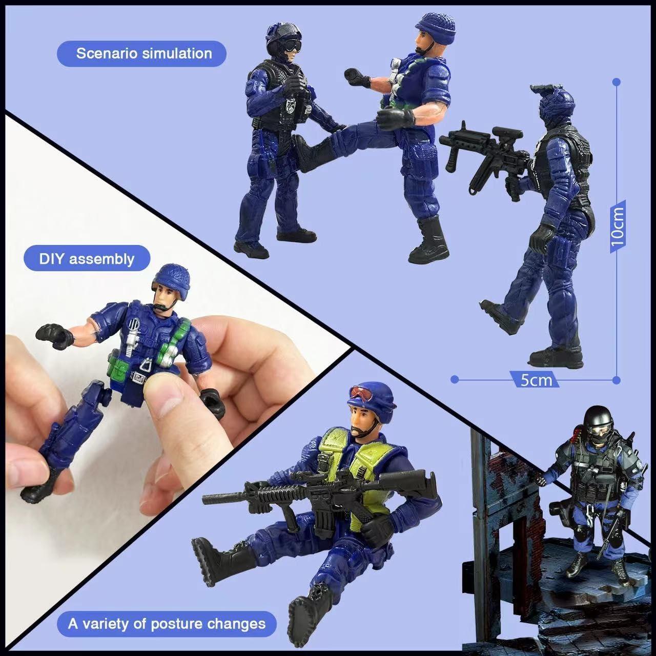 Figuras de Acción MQSTARSRISE Soldados 6 Pcs Juguete Militar